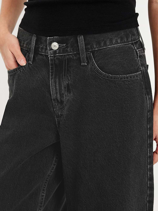 Old Navy Mid-Rise Wow Baggy Wide-Leg Jeans — photo 5