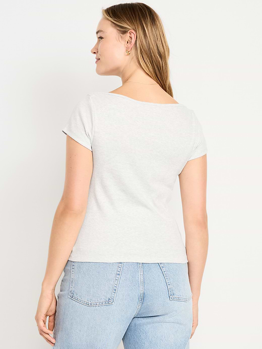Old Navy Snug Boatneck T-Shirt — photo 8