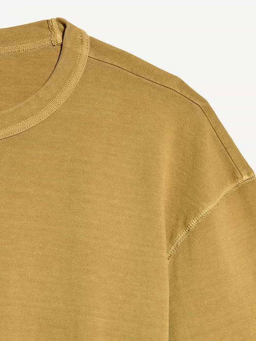 Old Navy Garment-Dyed Heavyweight Cropped T-Shirt — photo 5
