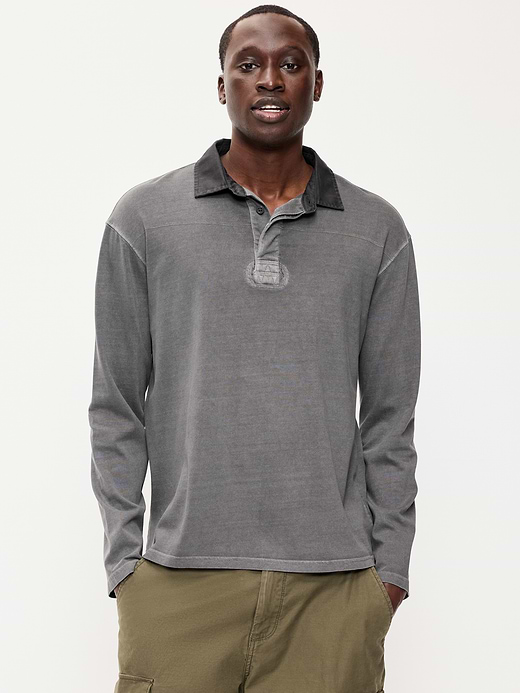 Old Navy Long-Sleeve Rugby Polo — photo 1