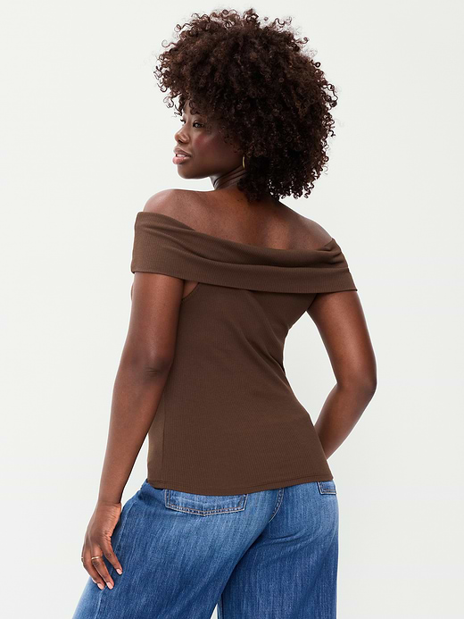 Old Navy Off-The-Shoulder Fitted Top — photo 7
