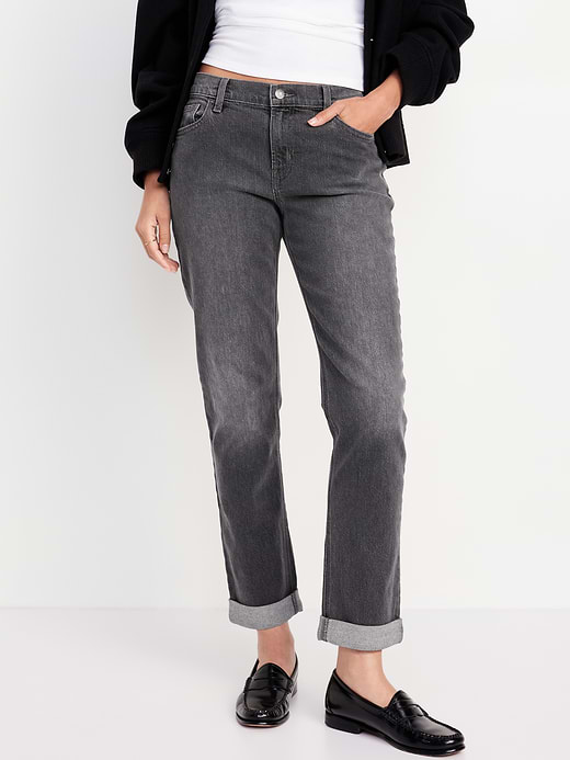 Old Navy Mid-Rise Wow Boyfriend Straight Jeans — photo 4