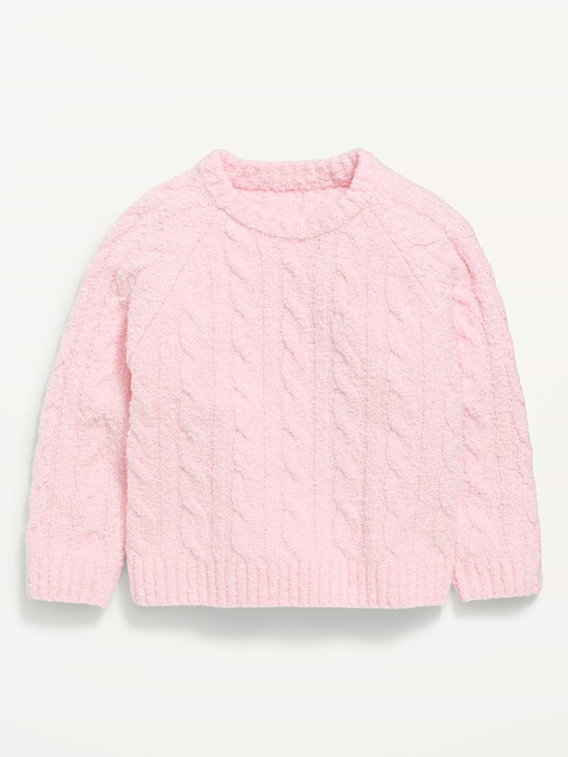 Old Navy Long-Sleeve Cable-Knit Sweater for Toddler Girls — photo 1
