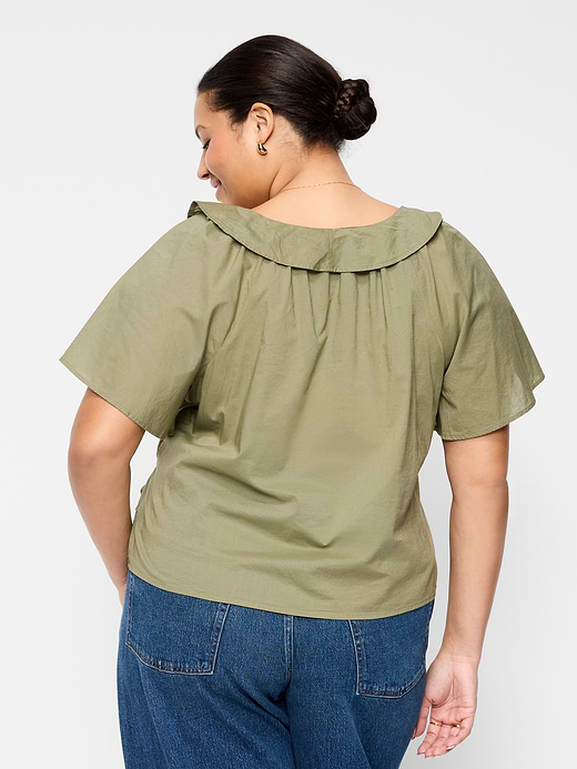 Old Navy Ruffle Tie-Front Top — photo 9