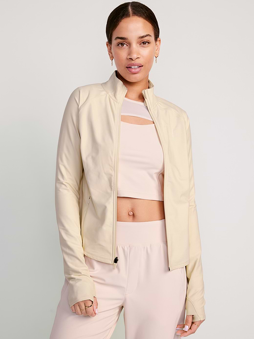 Old Navy PowerSoft Full-Zip Fitted Jacket — photo 1