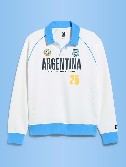 Old Navy FIFA World Cup 26™ Argentina Dynamic Fleece Collared Graphic Sweatshirt for Men — photo 4