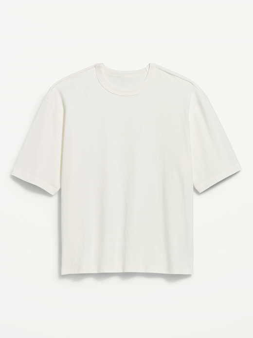 Old Navy Garment-Dyed Heavyweight Cropped T-Shirt — photo 5