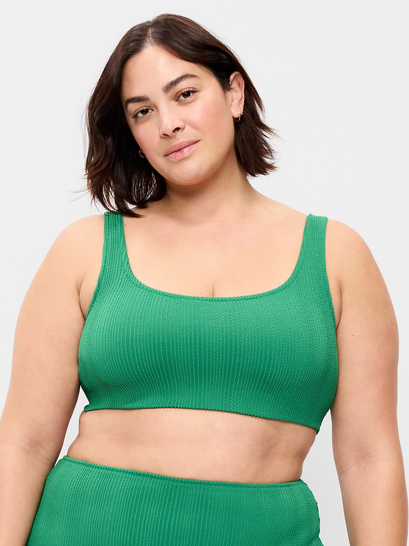 Old Navy Ribbed Scoop-Neck Swim Top — photo 8