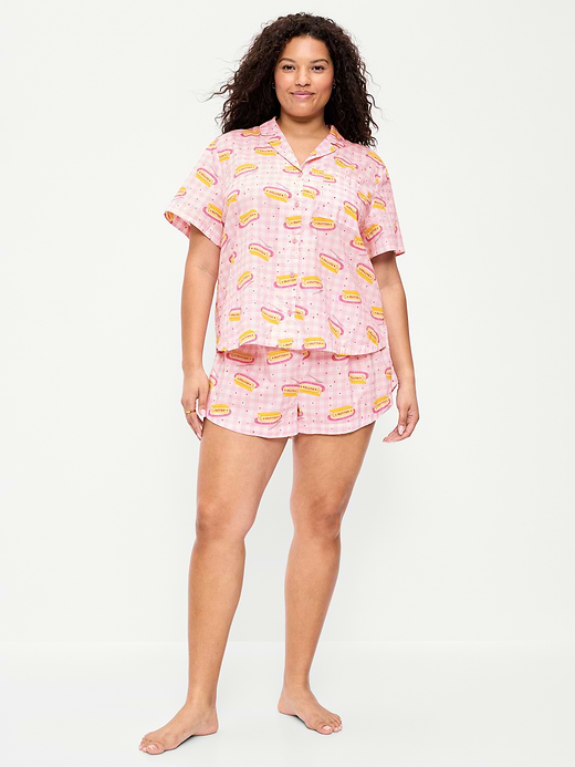 Old Navy Poplin Pajama Short Set — photo 7