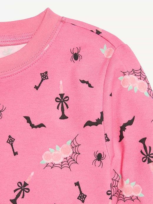 Old Navy Printed Snug-Fit Graphic Pajama Set for Girls — photo 3