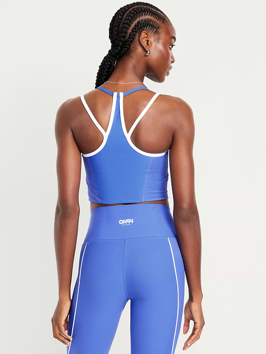 Old Navy Light Support PowerSoft Longline Sports Bra — photo 3