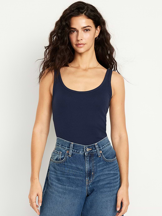 Old Navy First-Layer Ribbed Scoop-Neck Tank Top — photo 1