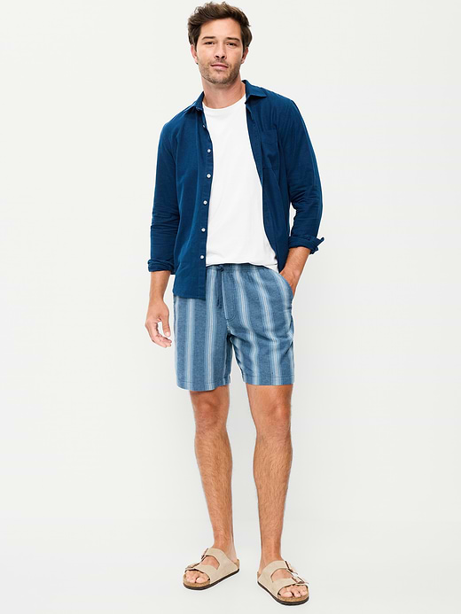 Old Navy Twill Jogger Shorts -- 7-inch inseam