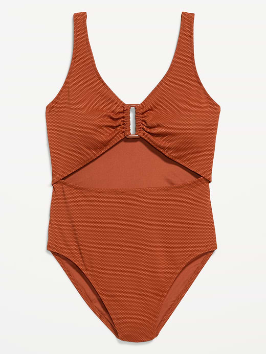 Old Navy Textured One-Piece Cut-Out Swimsuit — photo 5