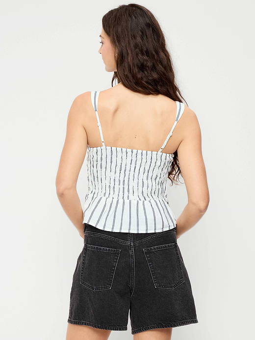 Old Navy Smocked Peplum Tank Top — photo 3