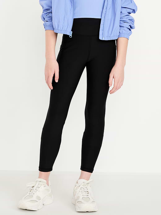 Old Navy High-Waisted PowerSoft 7/8-Length Side-Pocket Leggings for Girls — photo 1