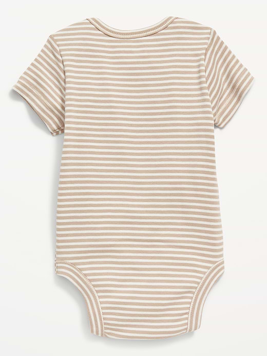 Old Navy Unisex Short-Sleeve Logo-Graphic Bodysuit for Baby — photo 3