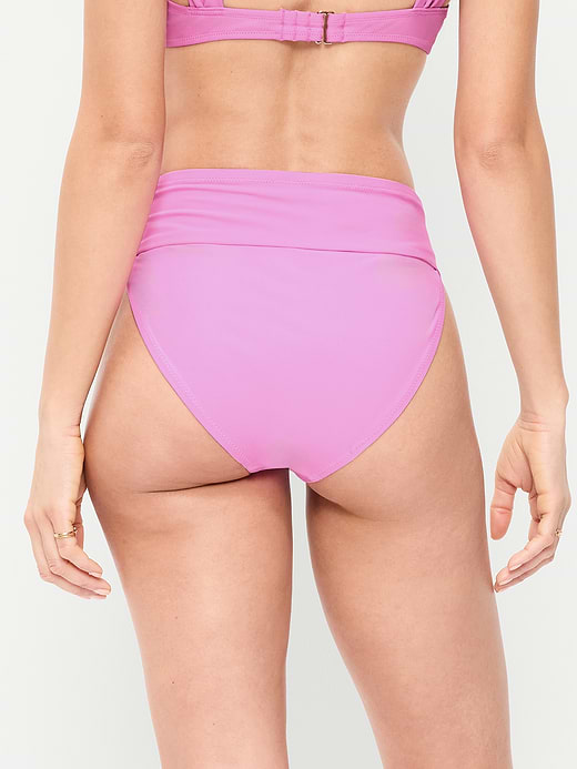 Old Navy High-Waisted Cinched Bikini Swim Bottoms — photo 3