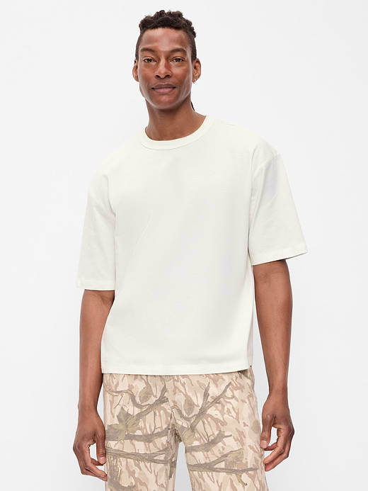 Old Navy Garment-Dyed Heavyweight Cropped T-Shirt — photo 1