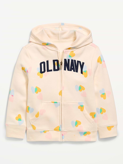 Old Navy Logo-Graphic Zip Hoodie for Toddler Girls — photo 1