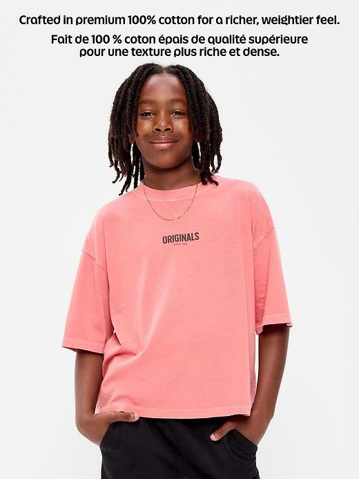 Old Navy Oversized Short-Sleeve Graphic T-Shirt for Boys — photo 4
