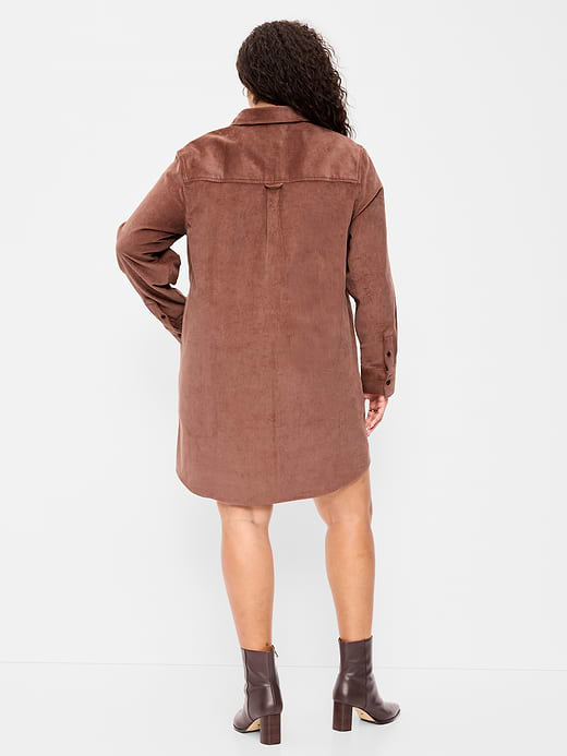 Old Navy Long-Sleeve Button-Down Mini Shirt Dress — photo 11