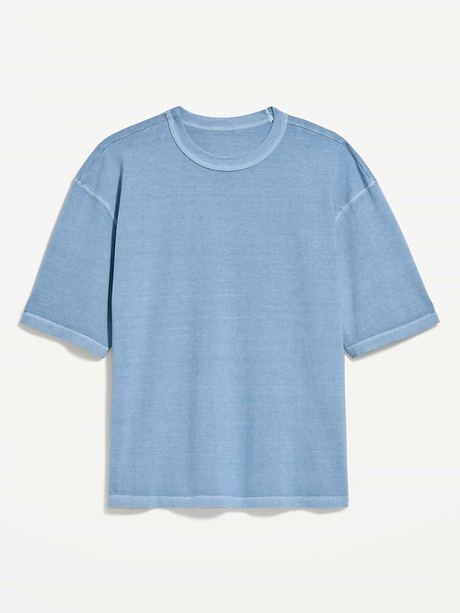 Old Navy Garment-Dyed Heavyweight Cropped T-Shirt — photo 4
