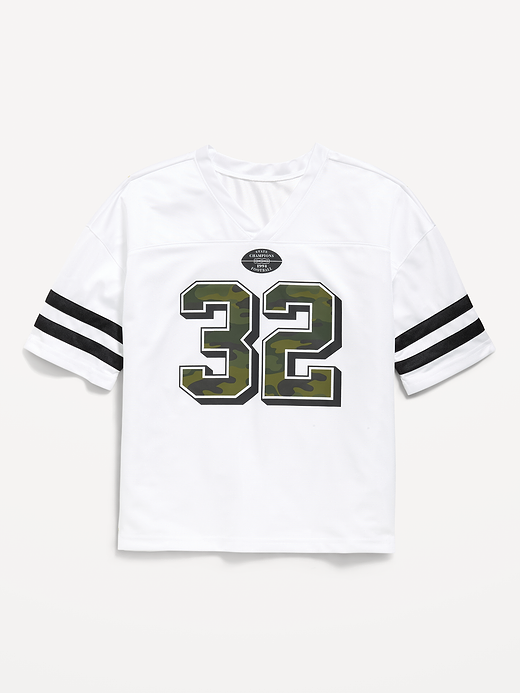 Old Navy Oversized Football-Style Lifestyle Jersey T-Shirt for Boys — photo 1