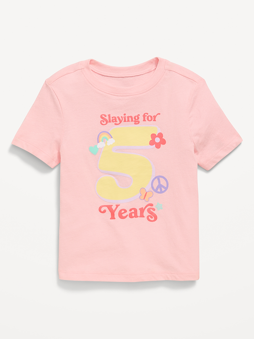 Old Navy Birthday Graphic T-Shirt for Toddler Girls — photo 3