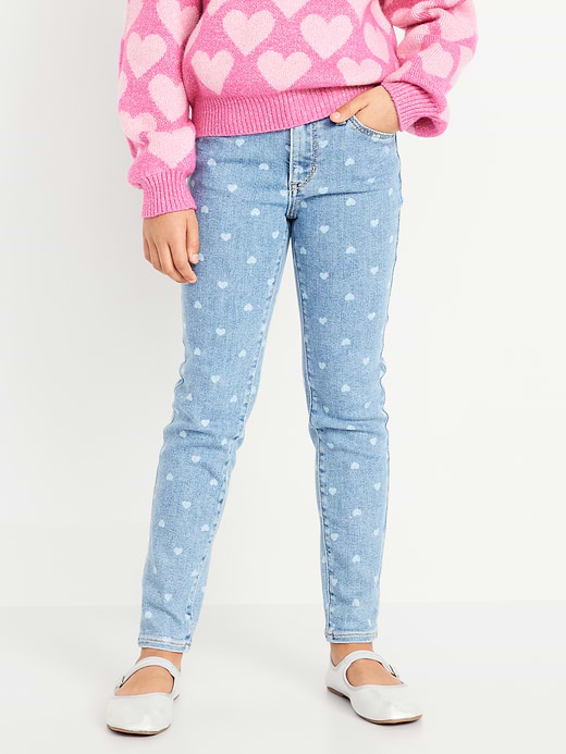 Old Navy High-Waisted Embroidered Rockstar 360° Stretch Jeggings for Girls — photo 1