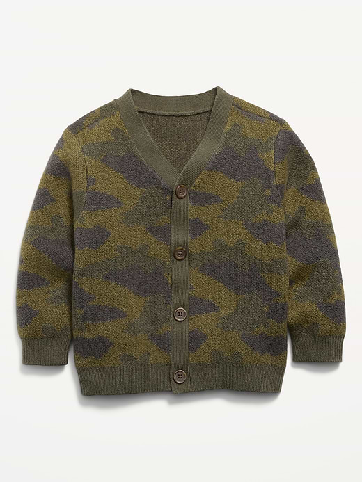 Old Navy Oversized Graphic Cardigan Sweater for Toddler Boys — photo 1