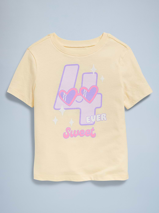 Old Navy Birthday Graphic T-Shirt for Toddler Girls — photo 1