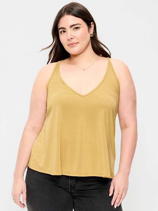 Old Navy Strappy-Back Shimmer Swing Tank Top — photo 7