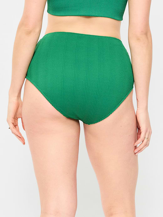 Old Navy High-Waisted Ribbed Bikini Swim Bottoms — photo 7
