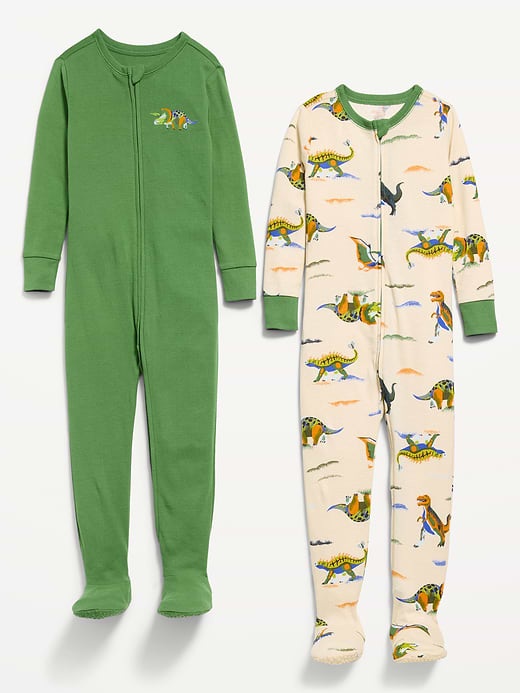 Old Navy Snug-Fit 2-Way-Zip Pajama One-Piece 2-Pack for Toddler & Baby — photo 3