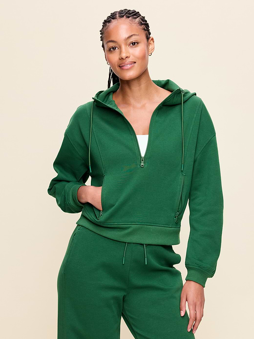 Old Navy Dynamic Fleece Half-Zip Hoodie Sweatshirt — photo 1
