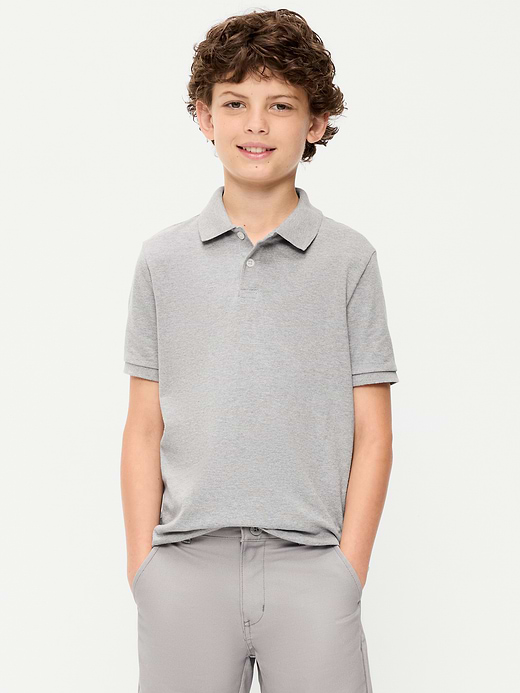 Old Navy School Uniform Pique Polo Shirt for Boys — photo 1
