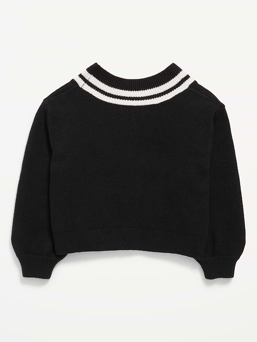 Old Navy Cropped V-Neck Sweater for Girls — photo 3