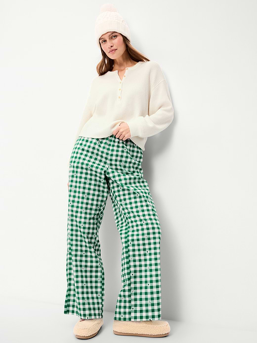 Old Navy High-Waisted Poplin Pajama Pant — photo 4