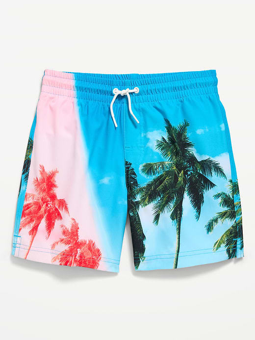 Old Navy Printed Swim Trunks for Boys — photo 1