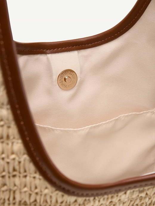 Old Navy Oversized Raffia Hobo Bag — photo 5