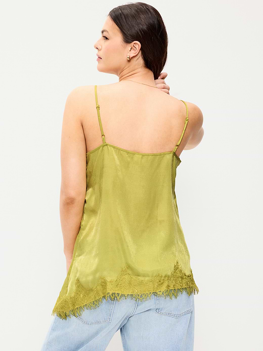 Old Navy Asymmetrical Lace-Trim Cami Top — photo 7
