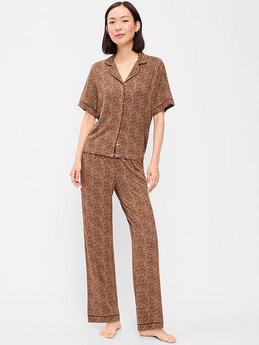 Old Navy Sunday Sleep Knit Jersey Pant Set — photo 1