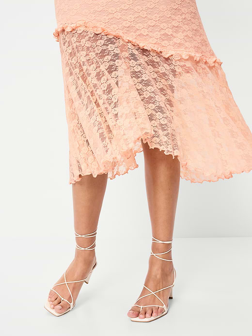 Old Navy Fit & Flare Lace Midi Dress — photo 6