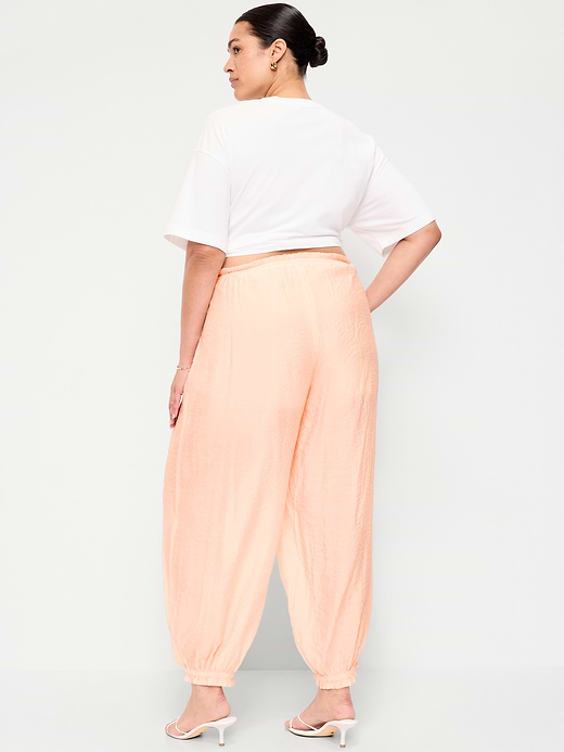 Old Navy High-Waisted Sheer Chiffon Harem Pants — photo 9