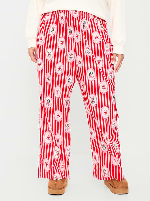 Old Navy High-Waisted Poplin Pajama Pant — photo 9