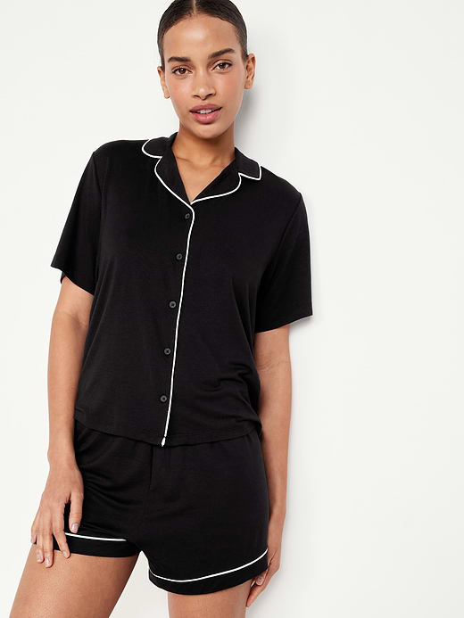 Old Navy Sunday Sleep Knit Jersey Short — photo 4
