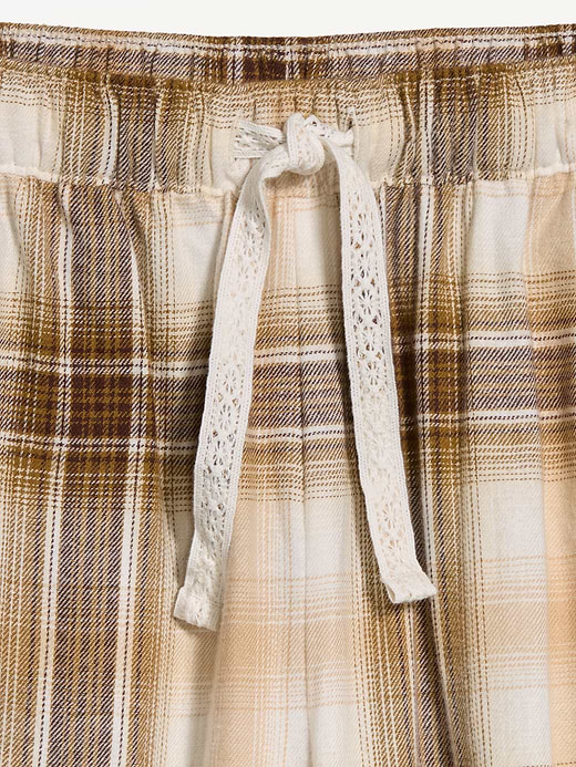 Old Navy Cinched Flannel Balloon Pants — photo 6