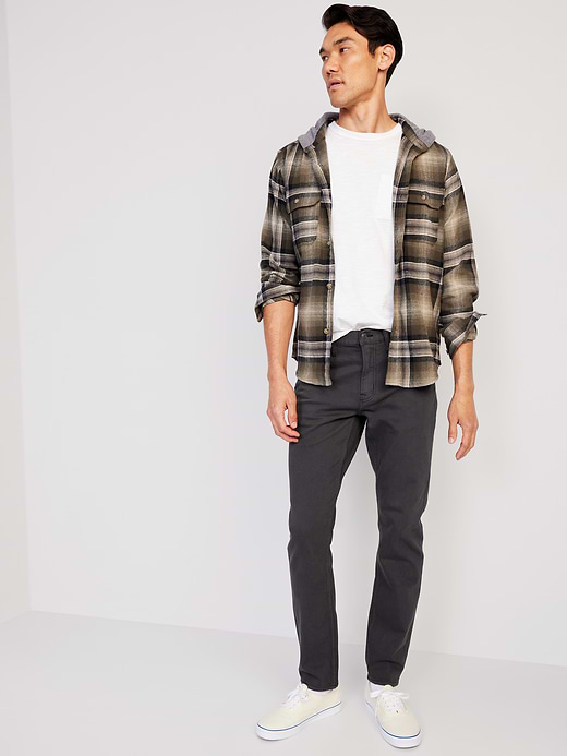 Old Navy Slim Built-In Flex Five-Pocket Pants — photo 4