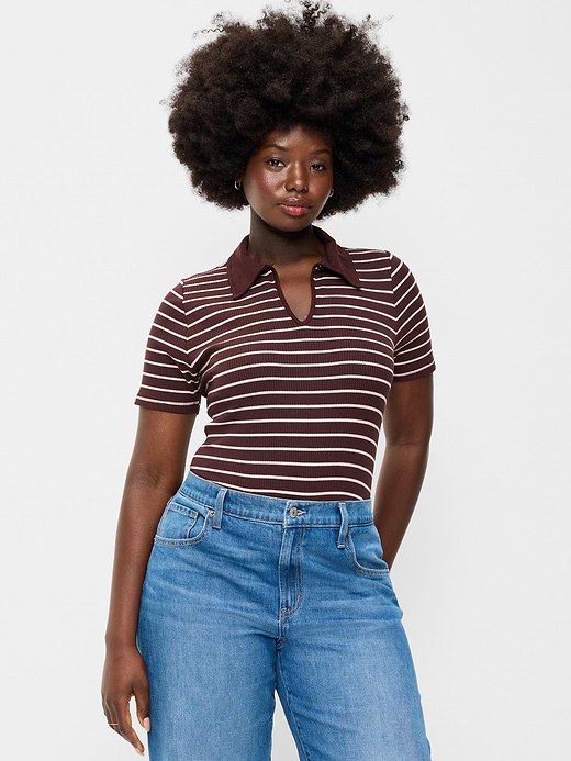 Old Navy Keyhole Polo Top — photo 6